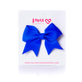 MINI BOW CLIP BLUE