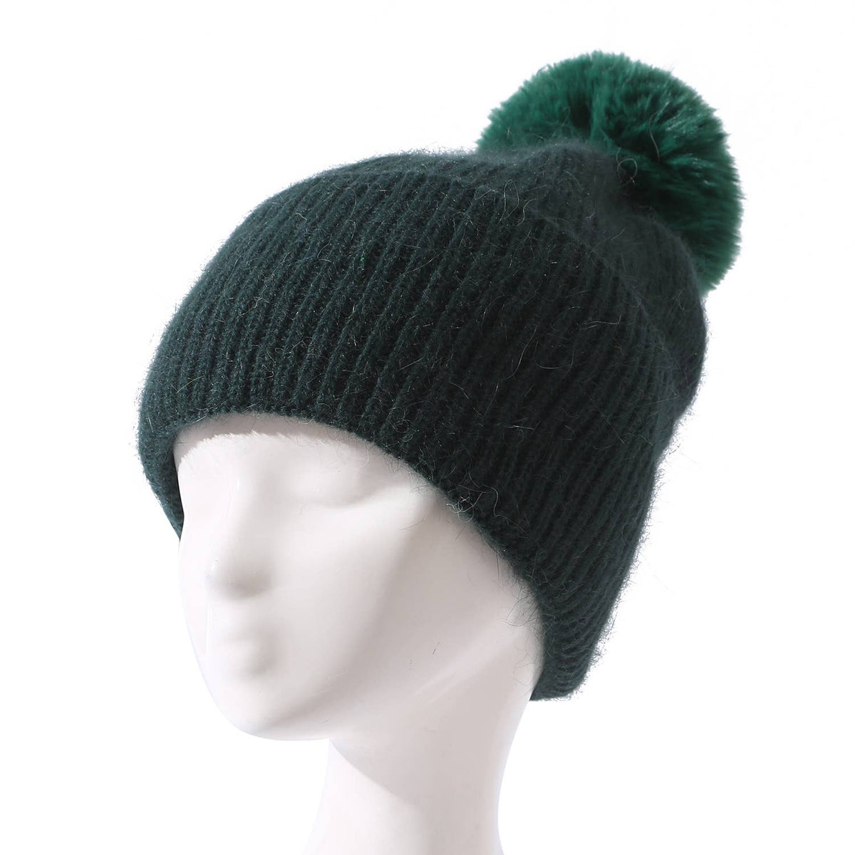 PEACH ACCESSORIES - SD102 Plain wool hat: Light Green