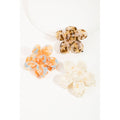 Collections by Fame Accessories - Acetate Flower Hair Clip SOLD INDIVIDUALLY (random colour selection)