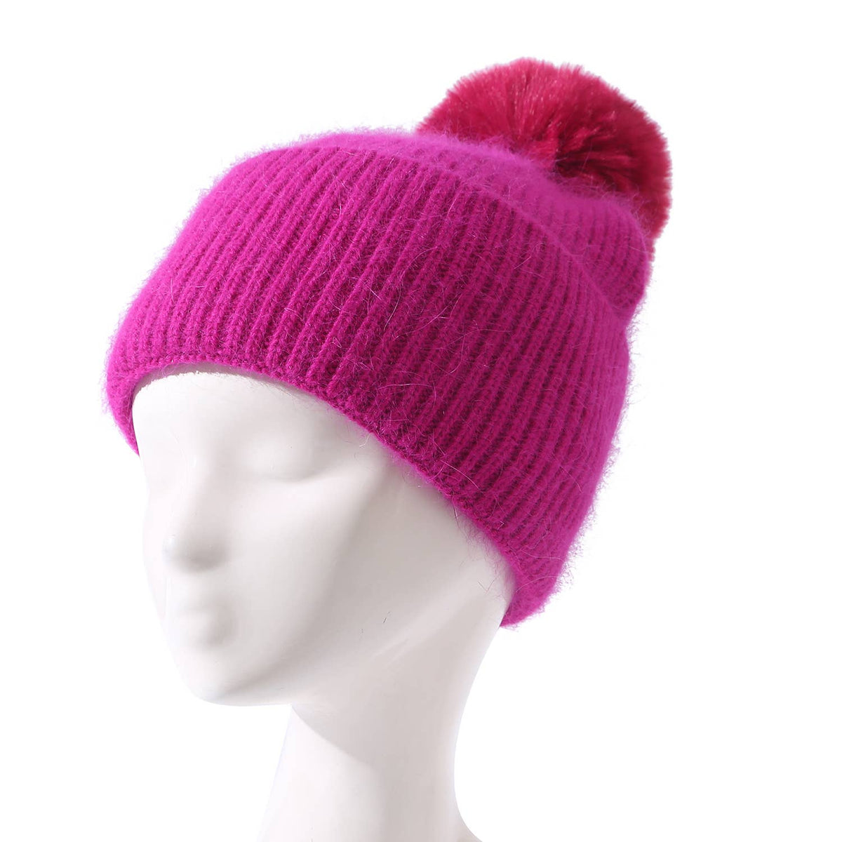 PEACH ACCESSORIES - SD102 Plain wool hat: Light Green