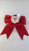 MINI SANTA RED SATIN BOW