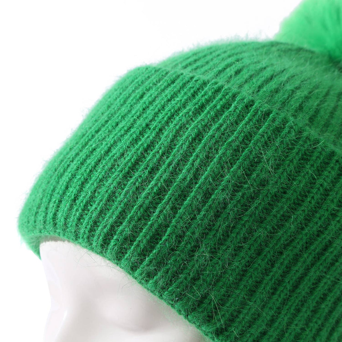 PEACH ACCESSORIES - SD102 Plain wool hat: Light Green