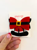 MINI SANTAS LEGS BOW