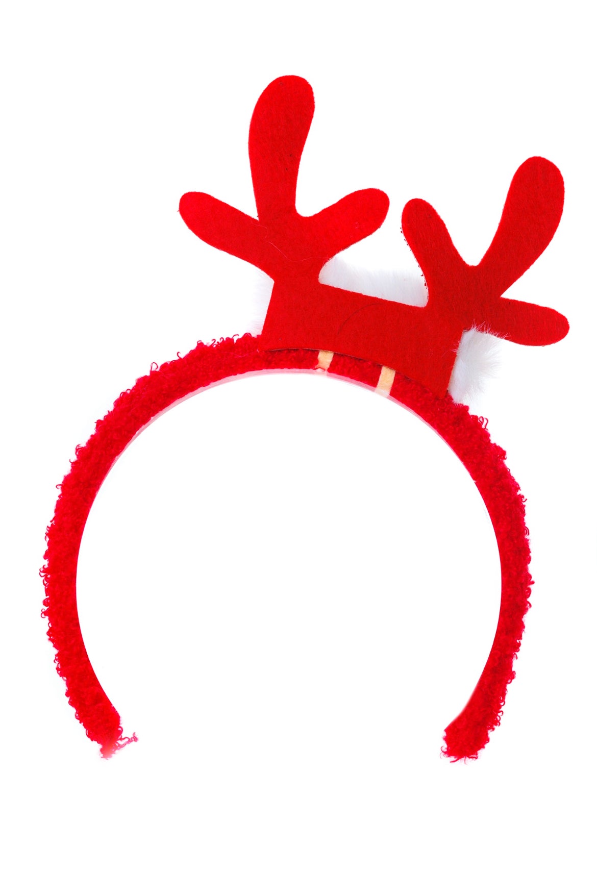 MINI REINDEER EARS HEADBAND RED