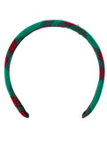 LAPLAND TARTAN HEADBAND GREEN