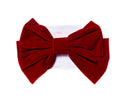 RED VELVET LARGE BOW