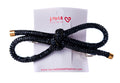 JEWELLED BOW CLIP BLACK
