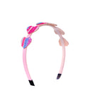 MINI STRIPED HEART HEADBAND