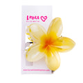 YELLOW FLOWER LARGE CLAW CLIP