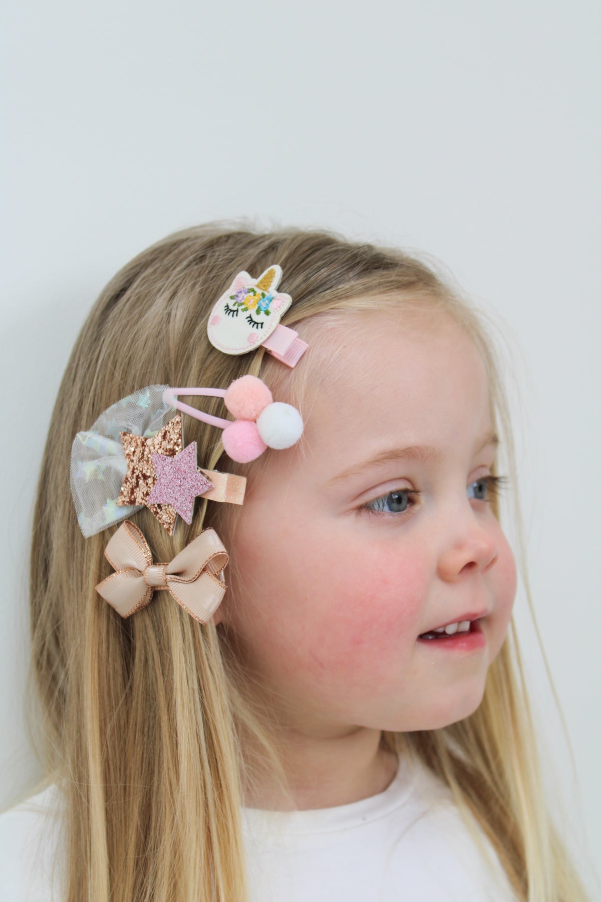 MINI CUTE UNICORN BOW