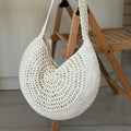 Crochet Circle Bag -Beige -Moda