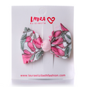 MINI PINK PRINTED BOW