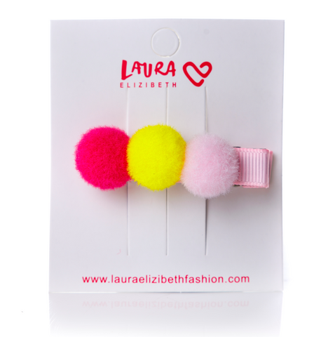 MINI STRAIGHT POMPOM CLIP