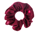 NEW YORK PURPLE SATIN SCRUNCHIE