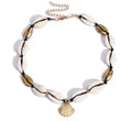 CAYMAN SHELL CHOKER BLACK & GOLD