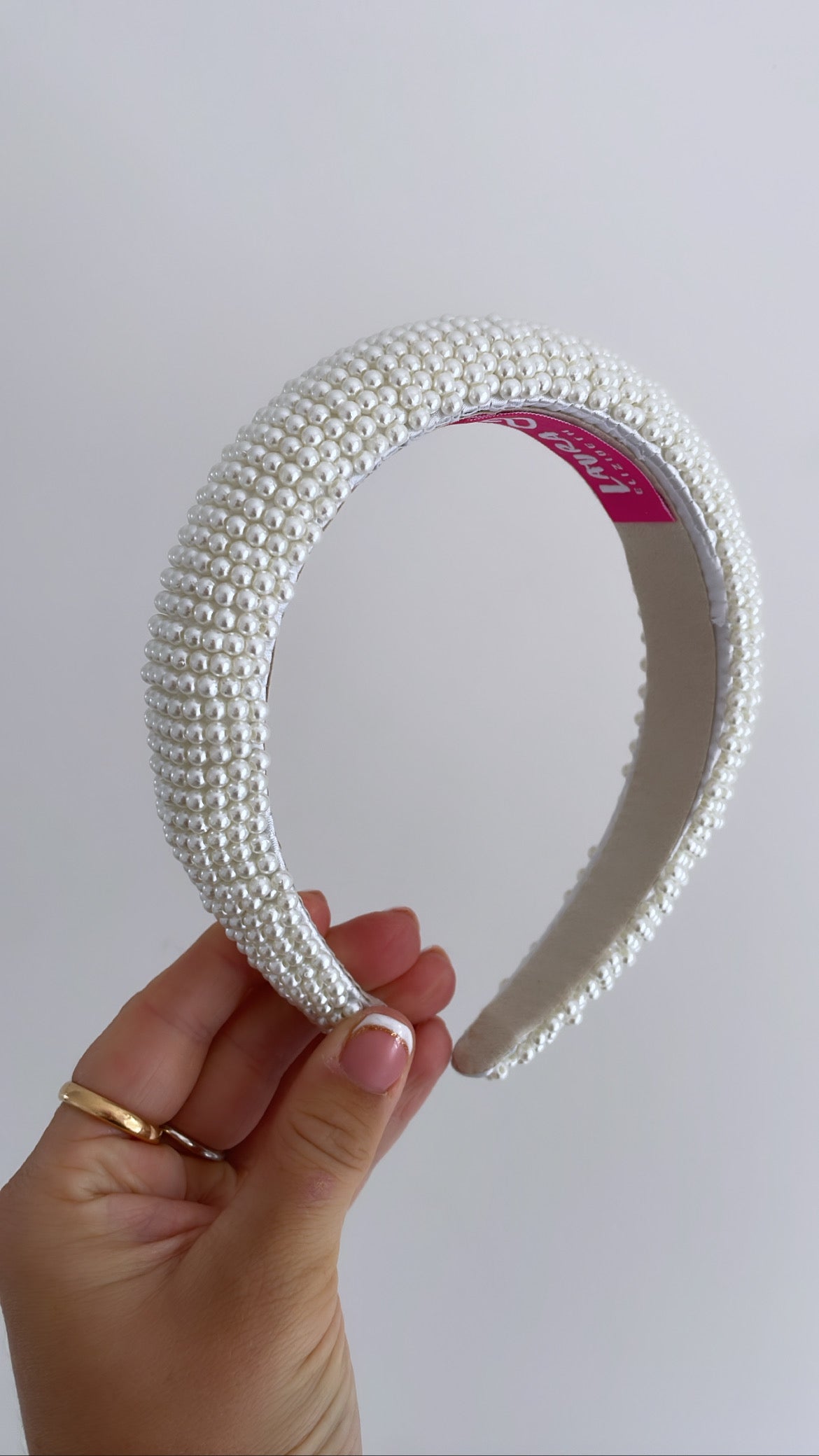 ASCOT EMBELLISHED PEARL HEADBAND