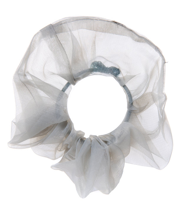 AMALFI ORGANZA SCRUNCHIE GREY