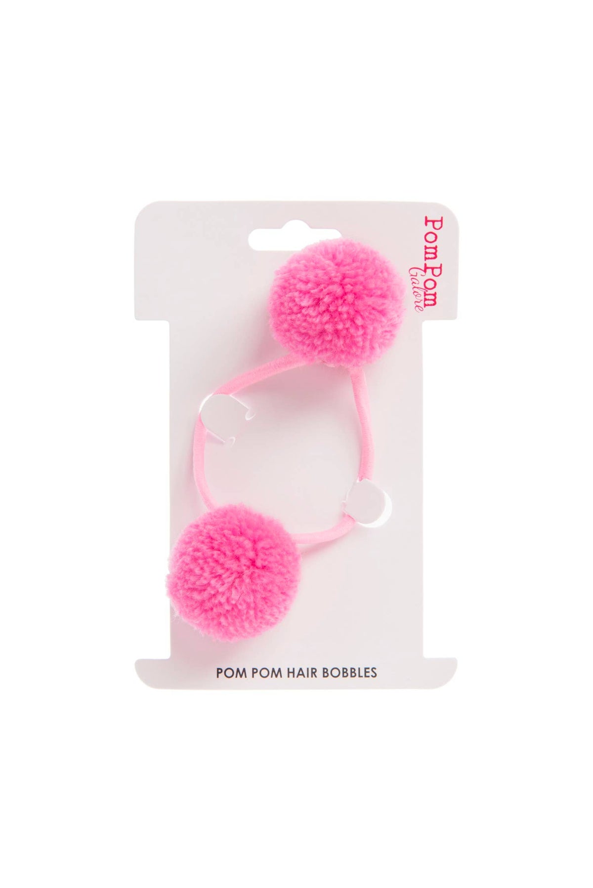 Pom Pom Galore Pink Double Pom Pom Hair Bobble