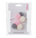 Pom Pom Galore Mini Pom Pom Hair Bobble Trio  - Pastel
