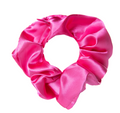 NEW YORK HOT PINK SATIN SCRUNCHIE
