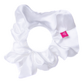 NEW YORK SATIN SCRUNCHIE IVORY