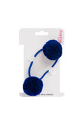 Pom Pom Galore Indigo Double Pom Pom Hair Bobble