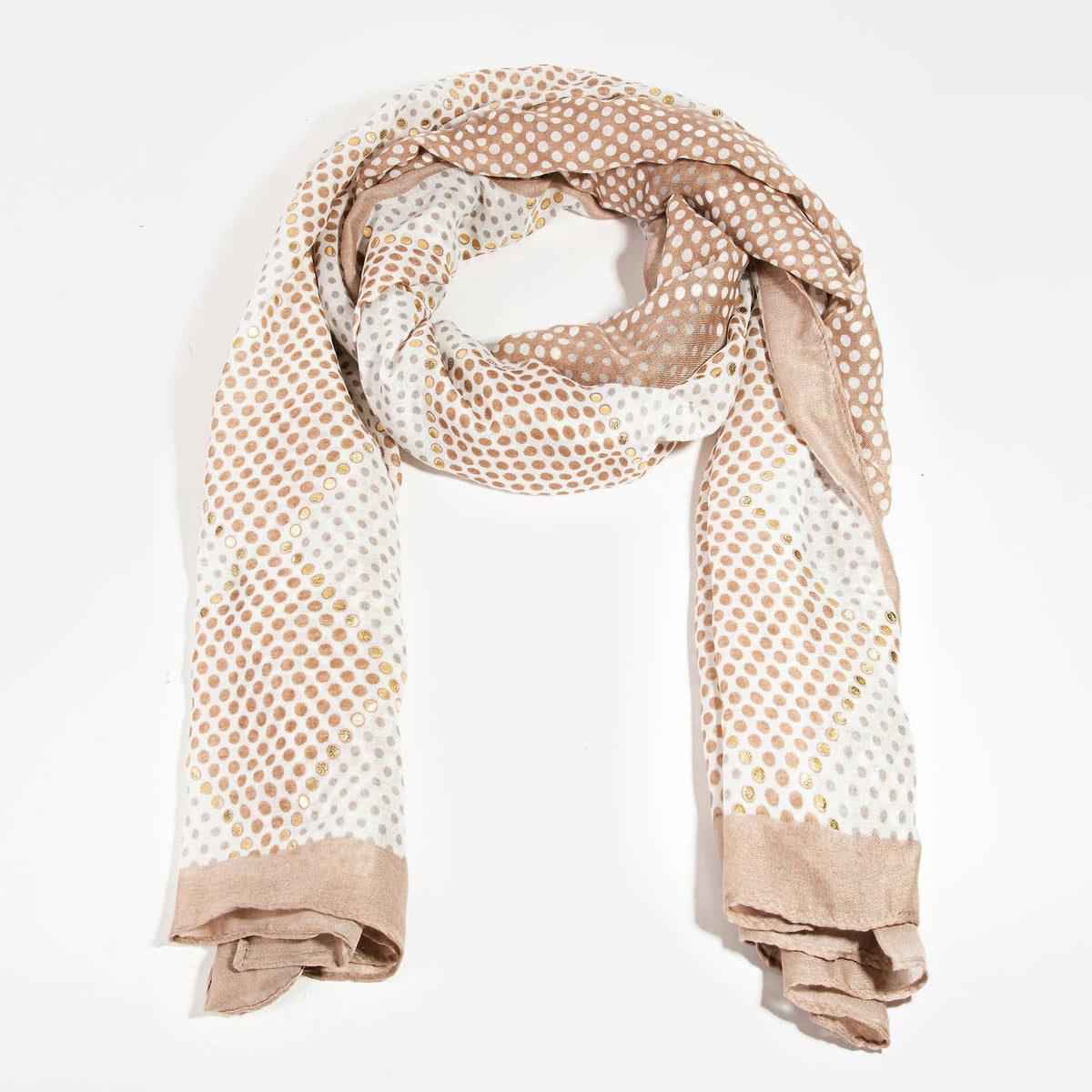 Dotted Pattern Lightweight Scarf