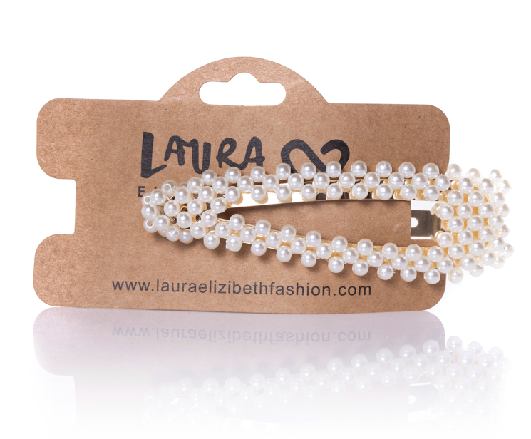 AUSTRIA PEARL OVERSIZED POINTED CLIP