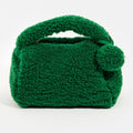 EMERALD MINI FAUX FUR HANDBAG