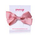 MINI PINK BOW SMALL CLIP