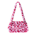 MADISON PINK ANIMAL PRINT FAUX FUR MINI BAG