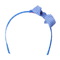 MINI GINGHAM BOW HEADBAND