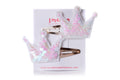 MINI DOUBLE SEQUIN CROWN CLIP