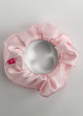 CHESTER 100% MULBERRY SILK PALE PINK SCRUNCHIE
