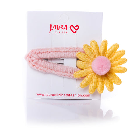 MINI FLOWER CLIP PINK