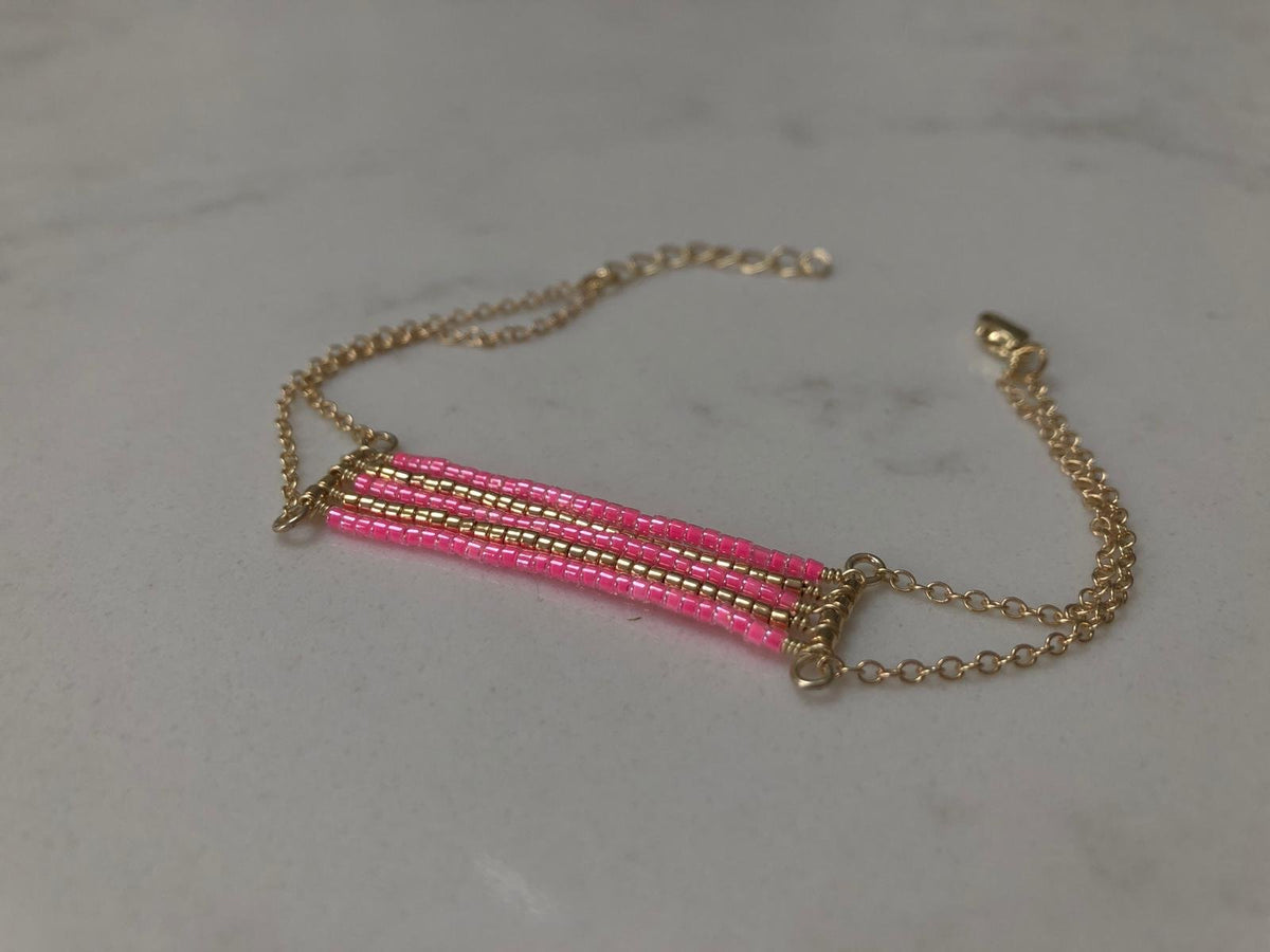 MIAMI NEON BRACELET PINK