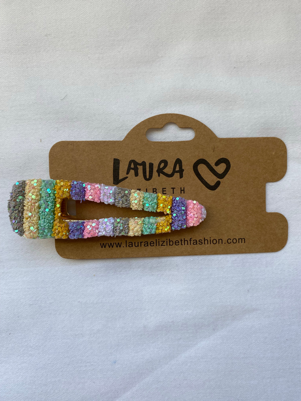 MUMBAI MULTI COLOURED GLITTER CLIP