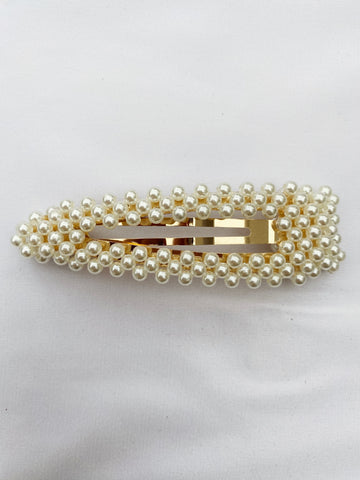 AUSTRIA PEARL OVERSIZED POINTED CLIP
