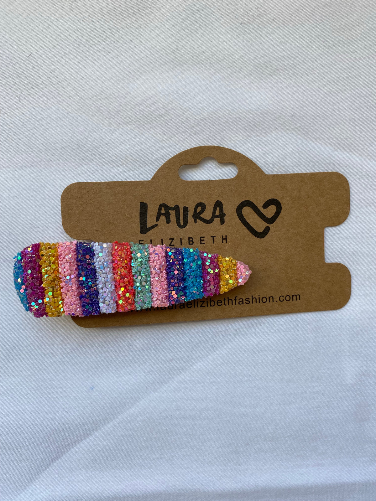 DEHLI MULTI COLOURED GLITTER CLIP