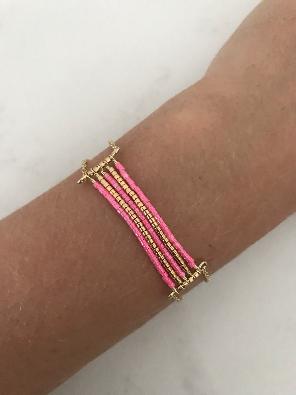 MIAMI NEON BRACELET PINK