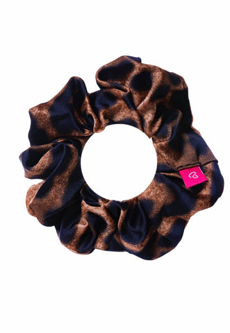 MARRAKESH TAN LEOPARD SCRUNCHIE