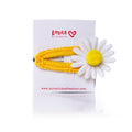 MINI FLOWER CLIP YELLOW
